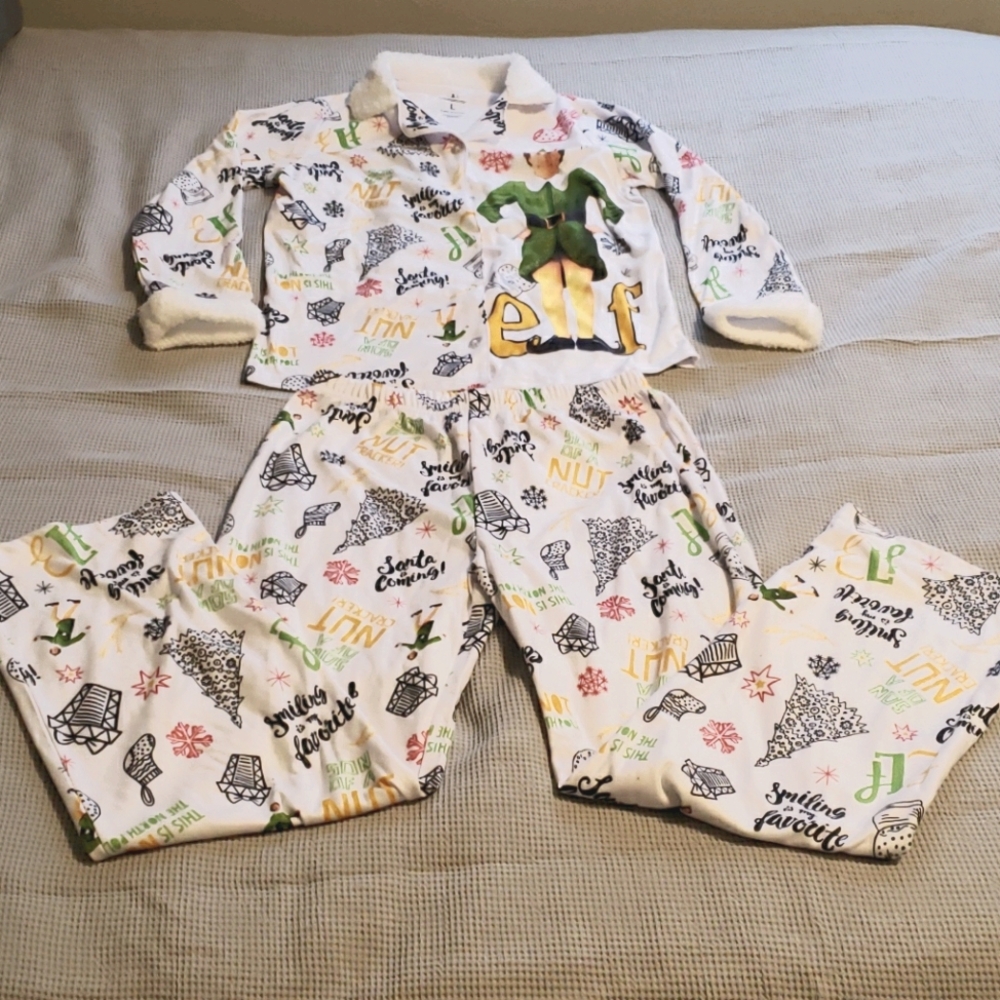 Elf kids pajamas